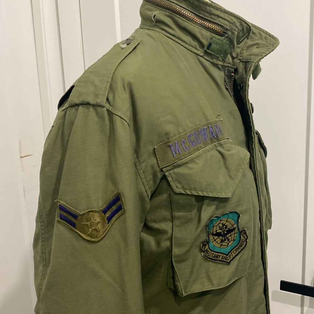 Authentic Vintage 70’s US Air Force COLD WEATHER FIELD OG-107 M-65 JACKET Large - Picture 3 of 17
